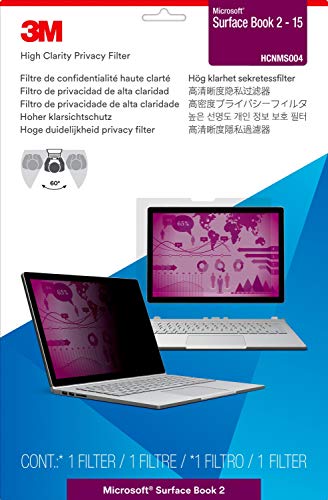 Image of 3M Privacy Filters High Clarity for Microsoft Surface Book 2, 15 inch - HCNMS004