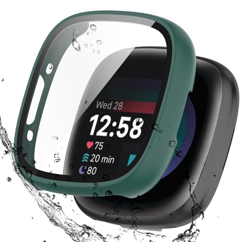BOOLINN For Fitbit sense2 Jo[/Fitbit versa4 Jo[ 3DpGbW ^ PC+KXf ̌^ t@[EF fitbit sense2 P[X/fitbit versa4 P[X Ή ߗ LYh~ 
