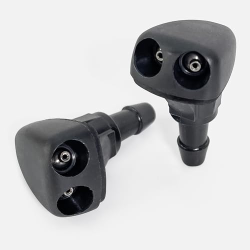Click&Fit Windshield Washer Nozzles compatible with Mitsubishi Outlander Sport 2011-2023, ASX 10-23, Space Star 2 13-23, L200 06-23 – Wiper washer sprayers replaces 8265A491 8265A492, Adjustable
