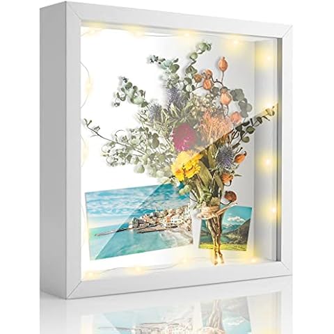 Marco de Fotos 3D Brmeday con Luces LED Cover