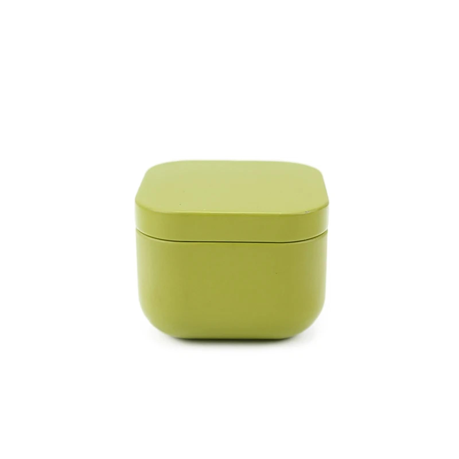 Gwyzax Metal Tin Box with Lids 50ml Empty Square Candle Jars with Lids 12/24pcs Metal Tin Containers for Storage