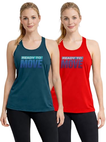 Image of 3Colors Women's Racerback Gym Vest - Tank Top | Breathable Workout & Running Activewear-Ready to Move