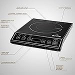 Duxtop 1800W Portable Induction Cooktop Countertop Burner, Black 9100MC/BT-M20B - Image 2