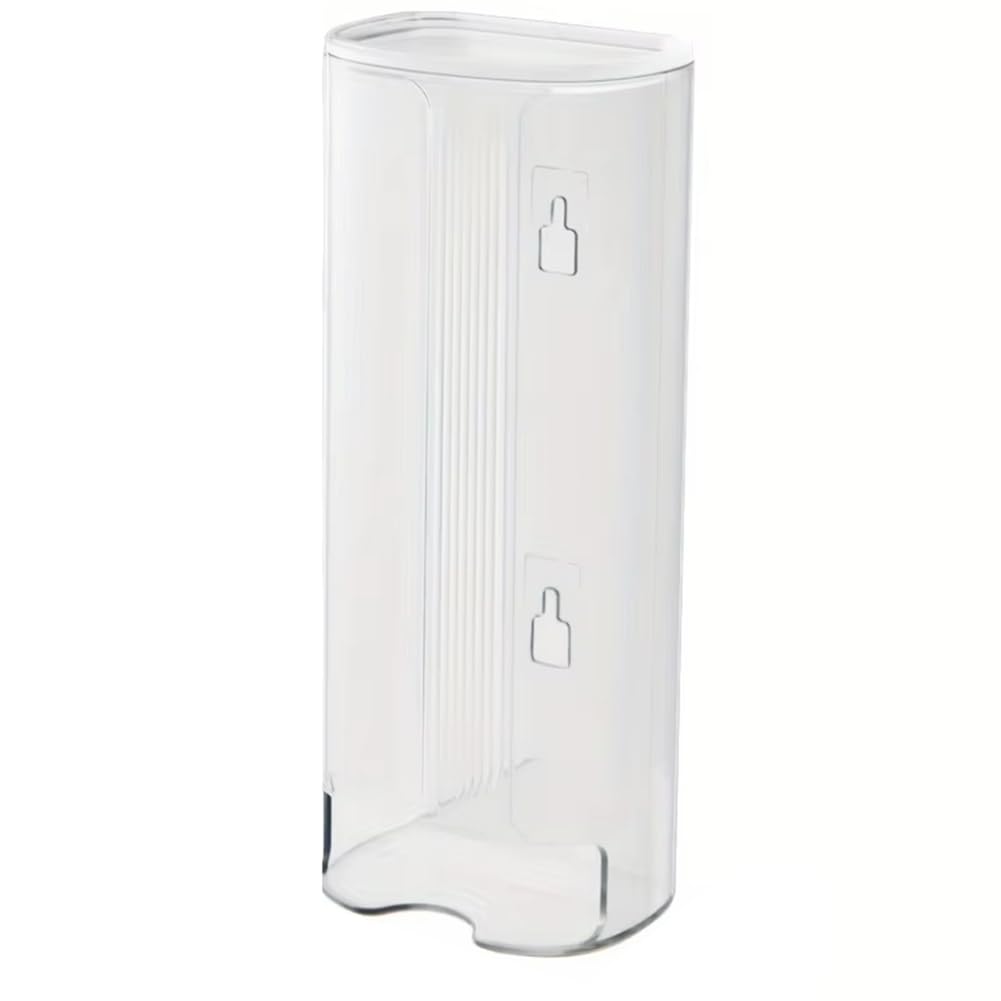 CTRLZS Wall-Mounted Pull-Out Storage Box for Underwear, Trash Bags - Space-Saving Organizer with Cover for Household A