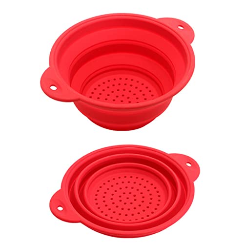 折りたたみシリコン排水果物野菜洗浄ザルキッチンガジェット調理器具折りたたみストレーナーバスケットアクセサリー水切りキッチンシンクラックストレーナー