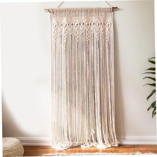 Cortinas de boho en macramé de algodón Gcroet para separar ambientes y decorar ventanas de casa 2