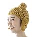 ALLDECOR Handmade Knitting Buddha Head Beanie Hat Women Winter Warm Cap