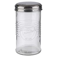 APS 40510 Zuckerdosierer -OLD FASHIONED, Ø 7,5 cm, H: 14 cm, Glas, 0,35 Liter, Schraubdeckel aus