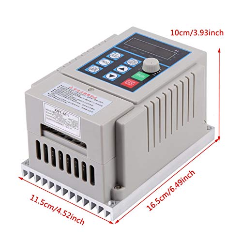 0.75kW Variable Frequency Converter Adjustable Frequency Drive VFD Speed Controller for Industry Production for 3-Phase 4kW AC Motor