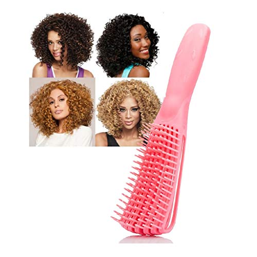 Neubula Brosse Et Peigne Démêlants - Le Meilleur De Démêlant Pour Cheveux Pour Ne Plus Emmêler Ni Pleurer Pour Adultes Et Enfants Afro S'adapte Aux Cheveux Secs Mouillés (rose) Cover