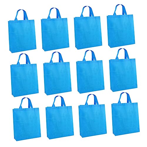Garneck Reusable Tote Bags Non-woven Shopping Bag Large Capacity Tote Random Color