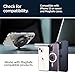 Spigen for MagSafe Charger, Qi2 Wireless Cooling Fan 15W OneTap Pro 3 Cryomax (MagFit) Compatible with iPhone 17/16/15/14/13/12 Pixel 10 Pixelsnap and More, Sleep Friendly Light - Black (Kickstand)