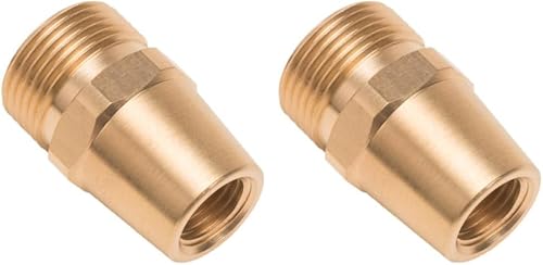 Forney 75118 M22M por 14 pulgadas Hembra Tornillo Largo Boquilla (Paquete de 2)