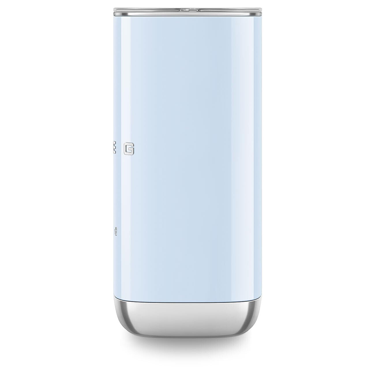 Smeg, Espumador de Leche Eléctrico MFF02PBEU, 3 Funciones Bebida, Batidor Desmontable, Revestimiento Cerámico Antiadhesivo, 500 W, Azul Azur