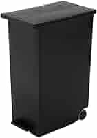 Amazon｜[ケユカ] テレビで紹介 両開きダストボックス LL 42L 黒