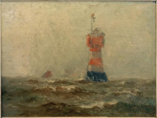 Image Sur Toile Phare Roter Sand pour une ambiance maritime nostalgique