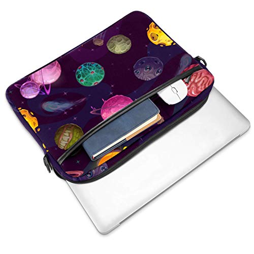 Funda bandolera para portátil de 13.3 pulgadas con protección acolchada de galaxia 2