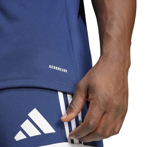 adidas Hombre SQUADRA25 Jersey Short Sleeve, Team Navy Blue 2/White, M