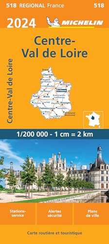 Carte Régionale Centre - Val de Loire 2024