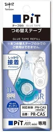 まとめ) トンボ鉛筆 テープのり ピットエアー ミニつめ替えタイプ つめ