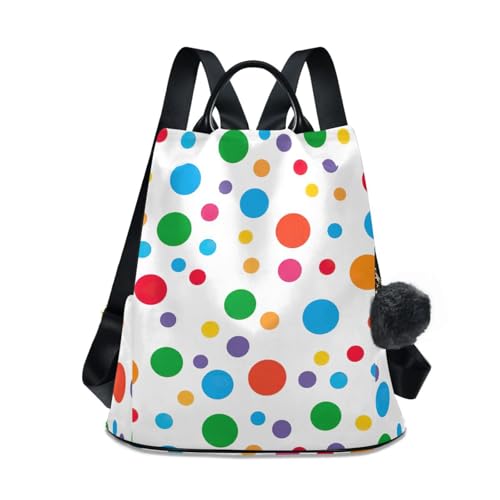 Pois colorés vert bleu orange : le tissu parfait pour personnaliser vos vêtements usés
