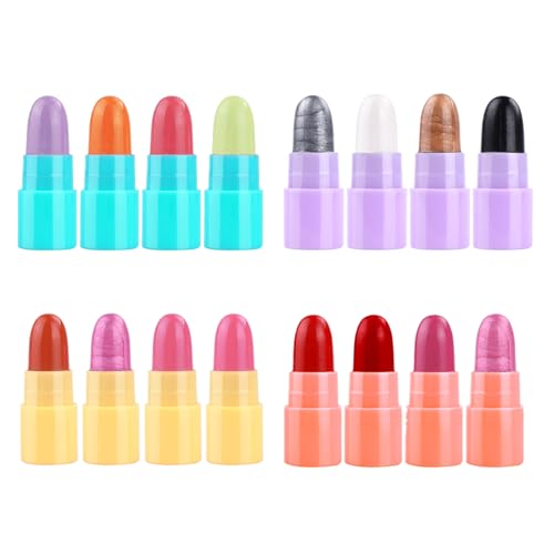Juegos de maquillaje de lápiz labial con brillo mate, juegos de maquillaje de lápiz labial mate portátiles, juegos de lápiz labial mate de tamaño de viaje pequeño, uso duradero, colores altamente pigm