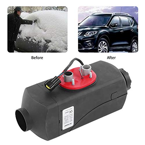 Aquecedor de ar, dispositivo de aquecimento de estacionamento automático preto 2KW 12V universal par
