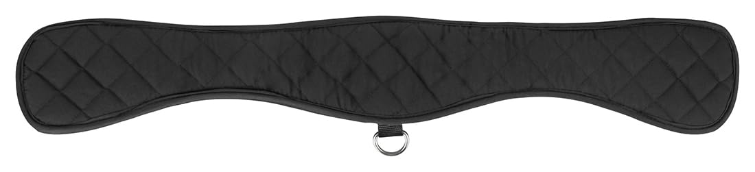 Equinate Kurzgurt Lakewood 70cm anatomischer Bauchgurt Dressurgurt Sattelgurt Schwarz