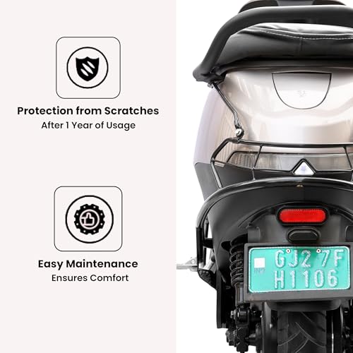 Image of Ola S1 Air, S1 X, Gen 2 & Gen 3 Combo Accessories Kit | Suitable for Ola Electric Scooter | EV Scooter Combo Kit | Foldable Footrest, Buddy Step & Middle Crash Guard