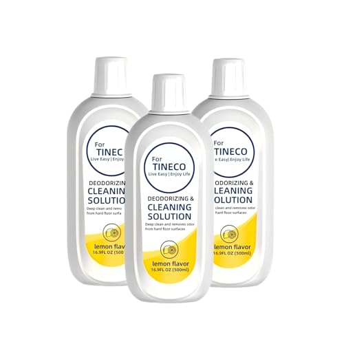 Solución Limpiadora De Suelos Con Aroma A Limón Original De 500 Ml - Compatible Con Tineco Floor One S3, S5, IFloor, Breeze, S5 Combo Y S7 Pro(3pcs)