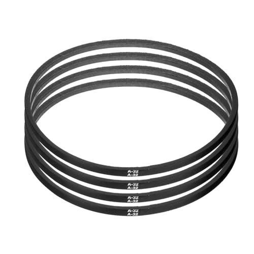 Image of uxcell 4pcs A32 or 4L340 Classic Wrapped Rubber V-Belt, 32 inch(813mm) Inside Circumference, A Profile V Belt