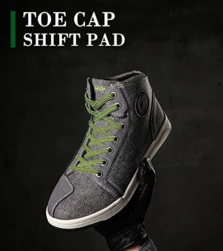 Iron Jia's Motorcycle Shoes Men Streetbike Casual Accessories Breathable Protective Gear Powersport Anti-Slip Footwear 10 #TOP6