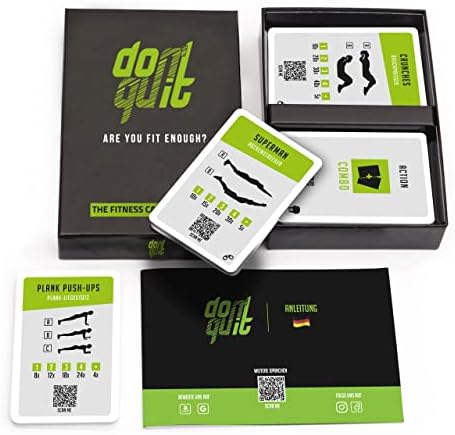 Bild von don't quit I ehemals Survivor Challenge I Fitness-Kartenspiel I Spielerisch fit I Ganzkörpertraining I Workout-Karten I Fitnessübungen I jedes Fitness-Level I Trainingskarten