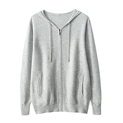 jpJV~AWbp[J[fBKA HƓ~̃t@bV JV~ p[J[ Z[^[A vXTCỸR[g (Color : Light grey, Size : L)