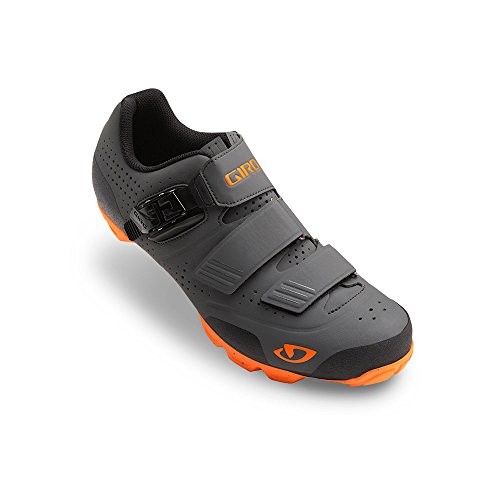 Giro Privateer R Mens Mountain Cycling Shoe − 44, Dark Shadow/Flame (2017)