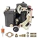 34 PICT-3 Carburetor for VW Beetle Super Beetle 1971-1979 Dual Port 1600cc Air Cooled 12V Type 1 Engine Electric Choke Bug Thing Karmann Ghia Transporte Squareback 113129031K 98-1289-B(black)