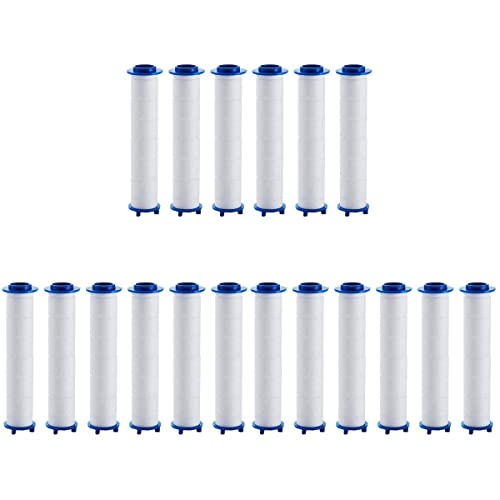Zerodeko 18 Pcs Shower Head Filter Home Bathroom Use Water Filters Replacement Handheld Fan Hydro Tub Jets Rechargeable Fan Handheld Shower Head Replacement Filters Cotton Spray Filter Tool