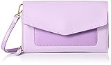 Vera Bradley Women's Leather Ultimate Crossbody Purse, Lilac, One Size