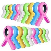 20 Pcs Beach Towel Clips for Beach Chairs, Towel Holder for Beach Chair Pool Chair on Cruise, Jumbo Size Heavy Duty Clothes Pins, Beach Chair Clips to Keep Your Towel from Blowing Away. (20)