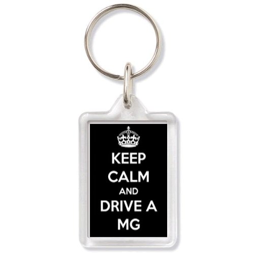 Pukka PrintingKeep Calm And Drive A MG - Keyring (Standard: 35x24mm)
