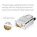 Willwewon 4PCS DB9 Male Metal Shell Solderless Connector, RS232 D-SUB Serial to 9-pin Port Plug Terminal Adapter with Tailpipe