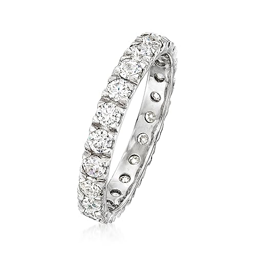 Ross-Simons 1.10 ct. t.w. Moissanite Eternity Band in Sterling Silver3