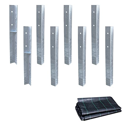 Wickey SolidLock Winkelanker aus feuerverzinktem Stahl für Spieltürme,...