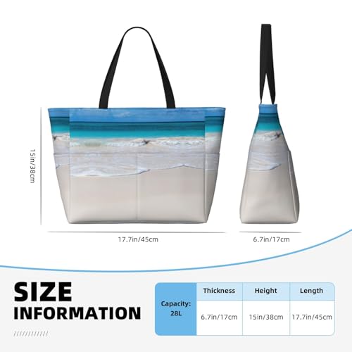 watermelon Water-Resistant Beach Bag，Foldable Large Tote for Travel Gym Camping4