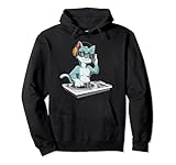 Photo Gallery funny cat disc jockey cat dj musica cat felpa con cappuccio Photo Gallery funny cat disc jockey cat dj musica cat felpa con cappuccio