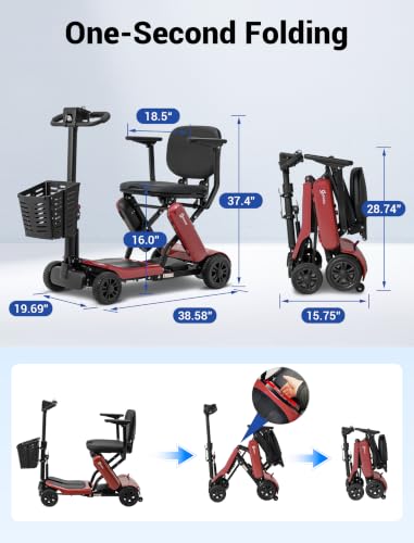 Electric Mobility Scooter Foldable Compact