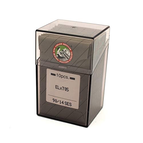 100 Organ ELX705 SES Light Ball Point Size 14 Serger Coverstitch Machine Needles
