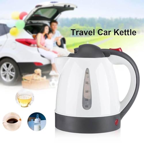 Hervidor eléctrico portátil de 1 litro 12V para auto miniatura 4