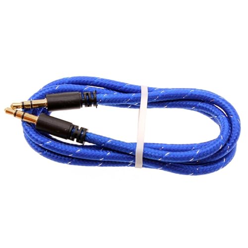 Cable Auxiliar 3.5mm Azul Compat. Orbic Joy miniatura 1