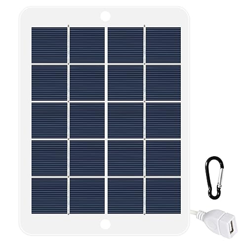 Tragbares Solarladegerät, 5V USB-Ausgang Solarpanel-Ladegerät Handy-Ladegerät for Outdoor-Camping, Wandern (Size : 10W)